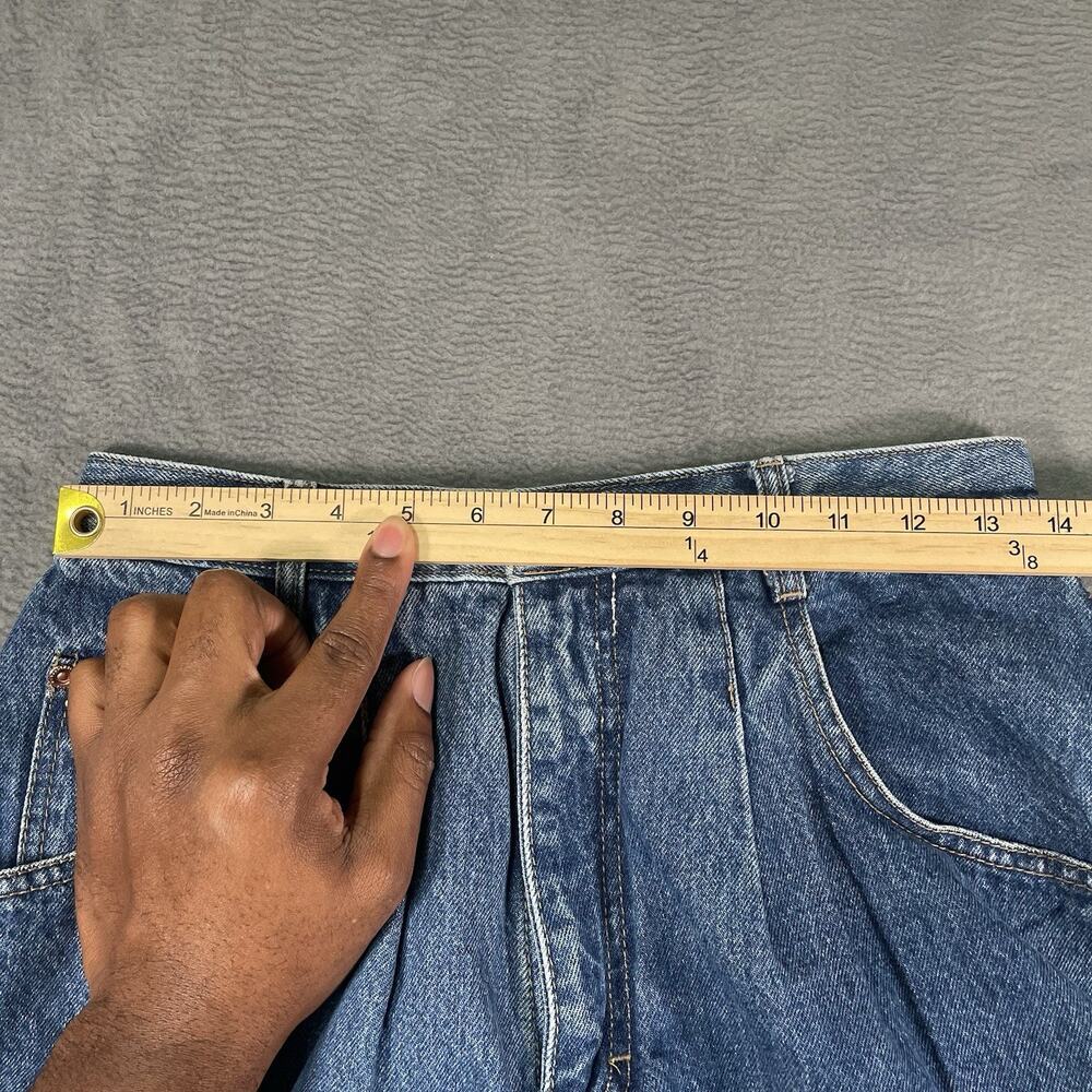 Gloria Vanderbilt Jeans Blue Women’s Size 12 Regular High Rise Tapered Vintage - Picture 7 of 14